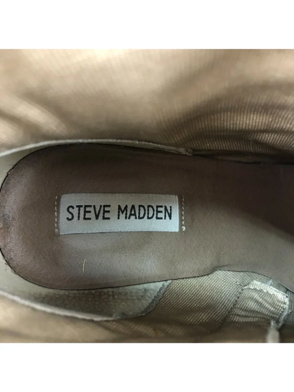 Steve Madden Women's Size 9.5-10** Hipstr Tan Soft Suede Leather Ankle Booties